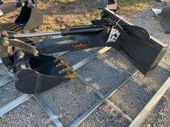 2025 LandHonor BH-12-72D Hydraulic Big Arm Backhoe Skid Steer Attachment