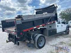 2016 Ford F-550 Crew Cab Mason Dump Truck
