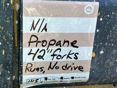 Yale GLC050LXNVAE087 5,000lbs Propane Cushion Tire Forklift