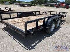 2003 Big Tex 10PI 16ft. T/A Pipe Top Utility Trailer