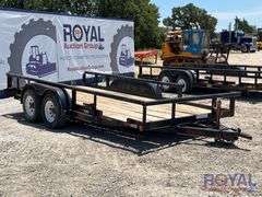 2003 Big Tex 10PI 16ft. T/A Pipe Top Utility Trailer