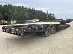 2000 Trail King TK70DGHT 45 Ton 44ft. Step Deck T/A Hydraulic Tail Trailer