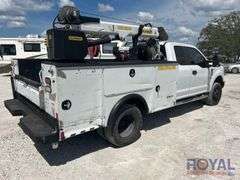 2019 Ford F-350 4x4 Ext. Cab Palfinger PSC 3216 4,000LB Crane Service Truck