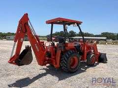 2001 Kubota L35 4WD Tractor Loader Backhoe