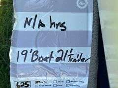 2009 Skeeter SL190 19ft Boat with 21ft Boat Trailer