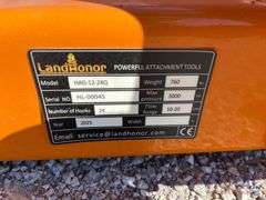 2025 LandHonor HAG-12-12Q Hydraulic Hay Accumulator Grapple Skid Steer Attachment