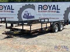 2004 Big Tex 10PI 16ft. T/A Pipe Top Utility Trailer