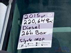 2015 International DuraStar 4300 26FT. Box Truck