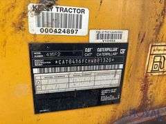 2018 Caterpillar 416F2 4x4 Extendahoe Loader Backhoe