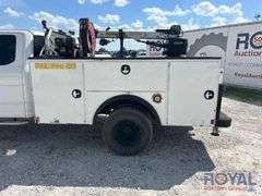 2019 Ford F-350 4x4 Ext. Cab Palfinger PSC 3216 4,000LB Crane Service Truck