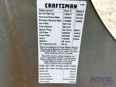 2007 Craftsman LT2000 42in Riding Mower