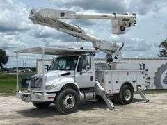 2013 International DuraStar 4400 Altec AM547 50FT Material Handling Insulated Forestry Bucket Truck