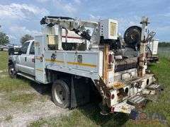 2011 Ford F-550 Iowa 1015 3,200LB Crane Mechanics Truck