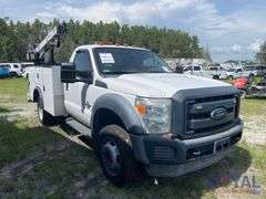 2015 Ford F-550 Auto Crane 4004EH 4,000LB Service Truck