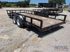 2004 Big Tex 10PI 16ft. T/A Pipe Top Utility Trailer
