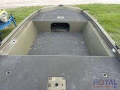 2016 Tracker Marine 14ft Jonboat with 16ft Boat Trailer