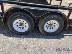 2003 Big Tex 10PI 16ft. T/A Pipe Top Utility Trailer