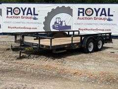 2003 Big Tex 10PI 16ft. T/A Pipe Top Utility Trailer