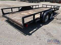 2004 Big Tex 10PI 16ft. T/A Pipe Top Utility Trailer