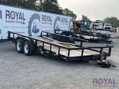 2004 Big Tex 10PI 18ft T/A Pipe Top Utility Trailer