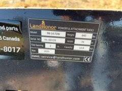 2025 LandHonor RB-14-72W 72in Rock Bucket Skid Steer Attachment