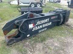 2024 Jisan JS280RT Rotating Hydraulic Demolition Shear Excavator Attachment