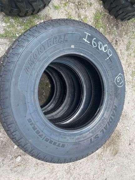 Montreal ST225/75R15 Trailer Tires