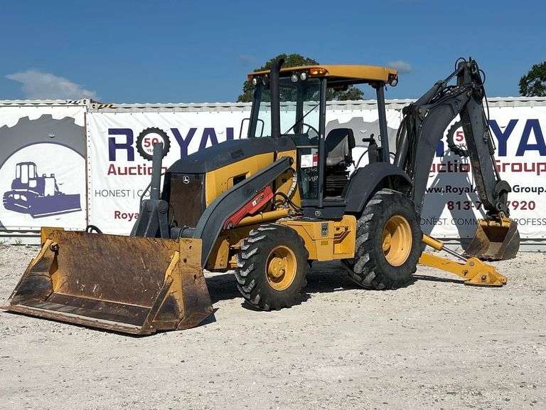 2015 John Deere 410L 4x4 Extendahoe Backhoe Loader