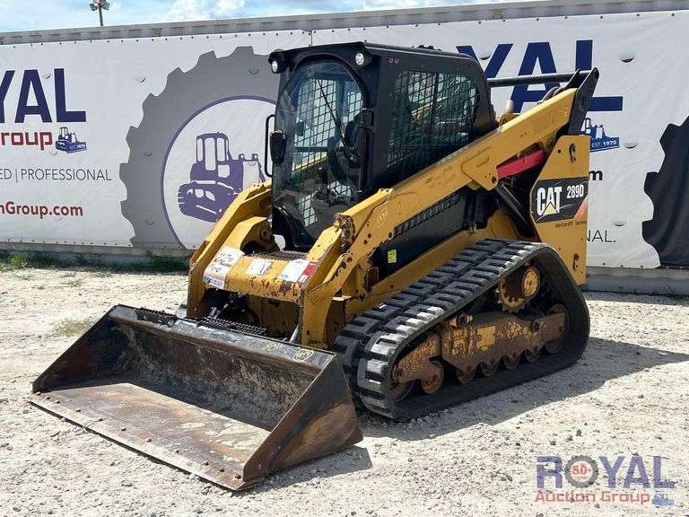 2014 Caterpillar 289D High Flow 2-Speed Compact Track Loader Skid Steer