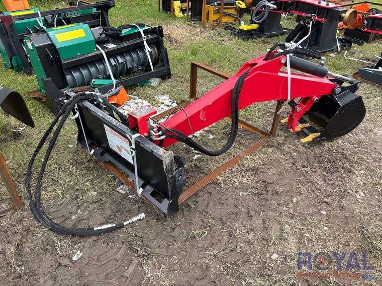 2025 Raytree RMDB82 Hydraulic Digger Backhoe Skid Steer Attachment