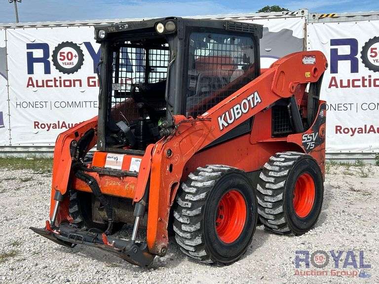 2016 Kubota SSV75 Compact Wheel Loader Skid Steer