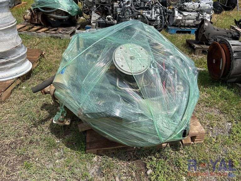 2 Windsor 351 Inboard Boat Motors w/ Transmissions, Shafts, Rutters, and Props