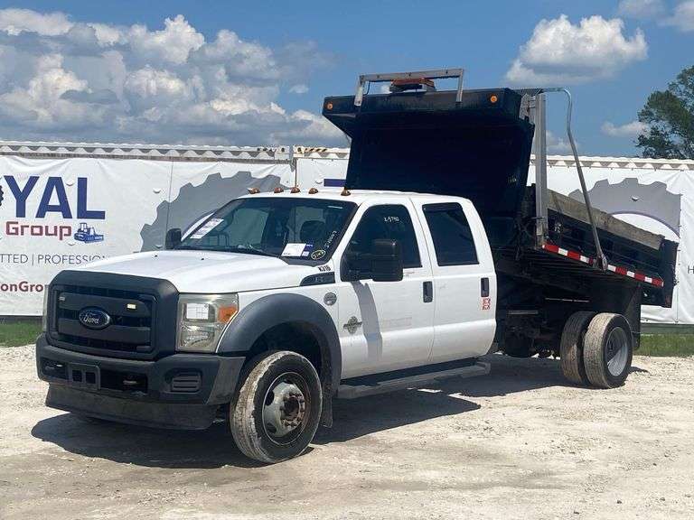 2015 Ford F-550 Godwin 184U Crew Cab Mason Dump Truck