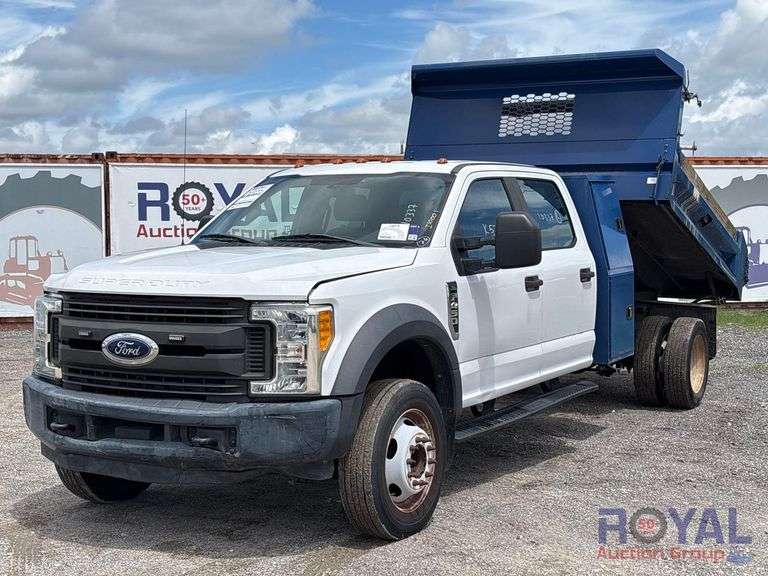 2017 Ford F-450 Crew Cab Mason Dump Truck