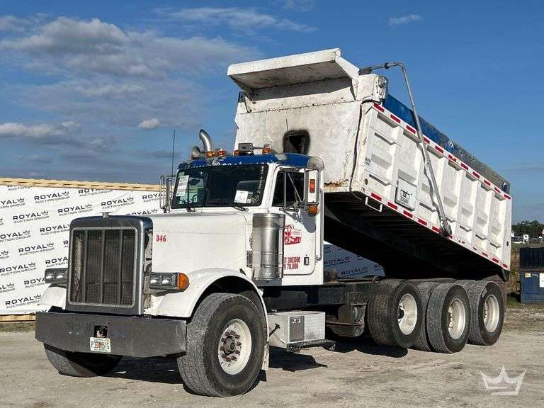 1995 Peterbilt 379 Tri-Axle Dump Truck