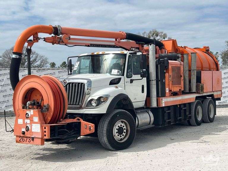 2016 International WorkStar 7400 T/A VacCon VPD3611 Combination Sewer Jetter Vacuum Truck