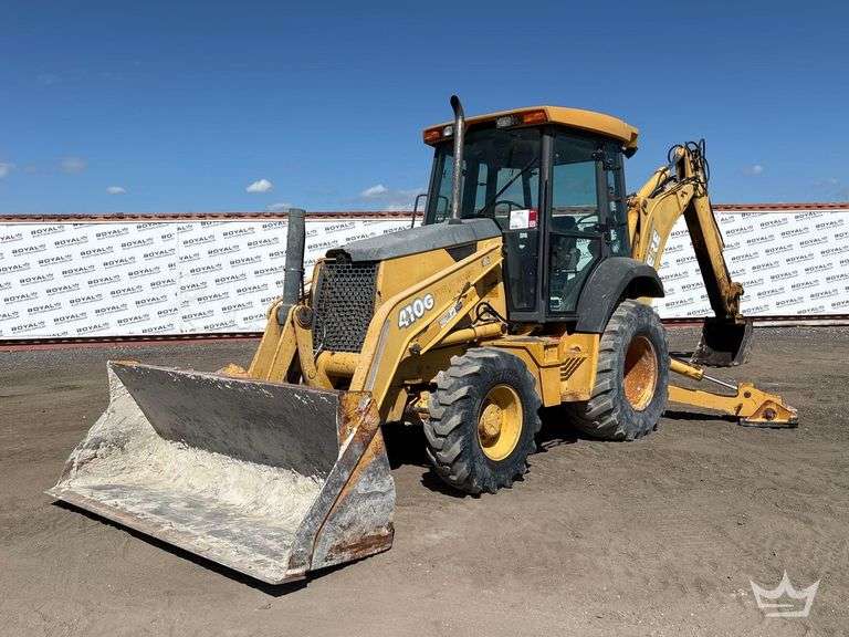 2004 John Deere 410G 4x4 Extendahoe Loader Backhoe