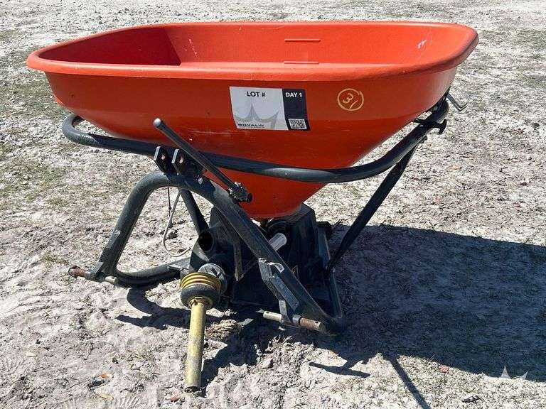 Kubota Pull-Behind Spreader Tractor Attachment