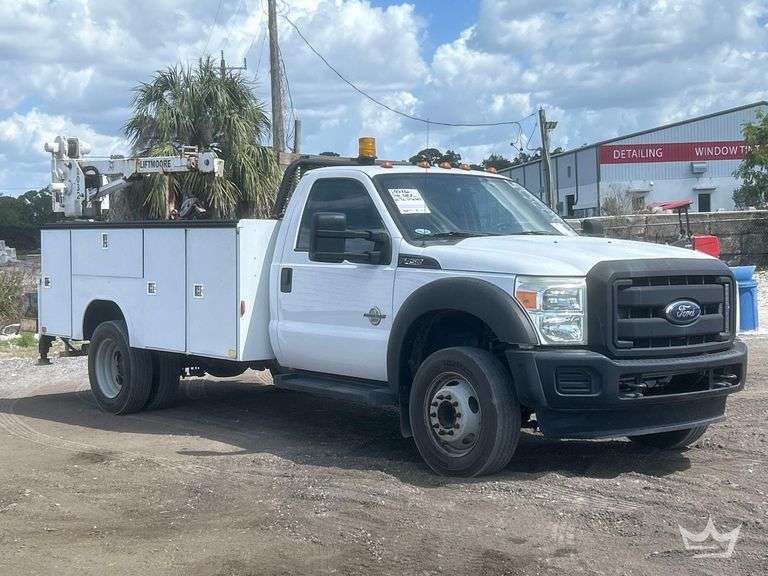 2016 Ford F-450 Liftmoore 3200 3,200lb. Crane Service Truck