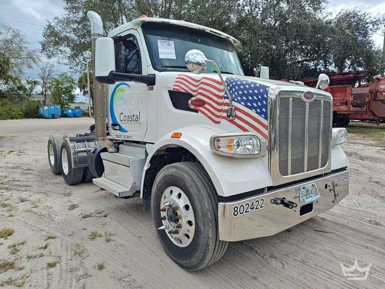 2022 Peterbilt 567 T/A Wet Kit Day Cab Truck Tractor