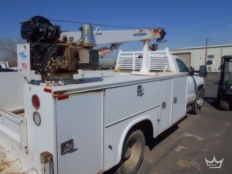 2016 Chevrolet Silverado 3500 Auto Crane Service Crane Truck
