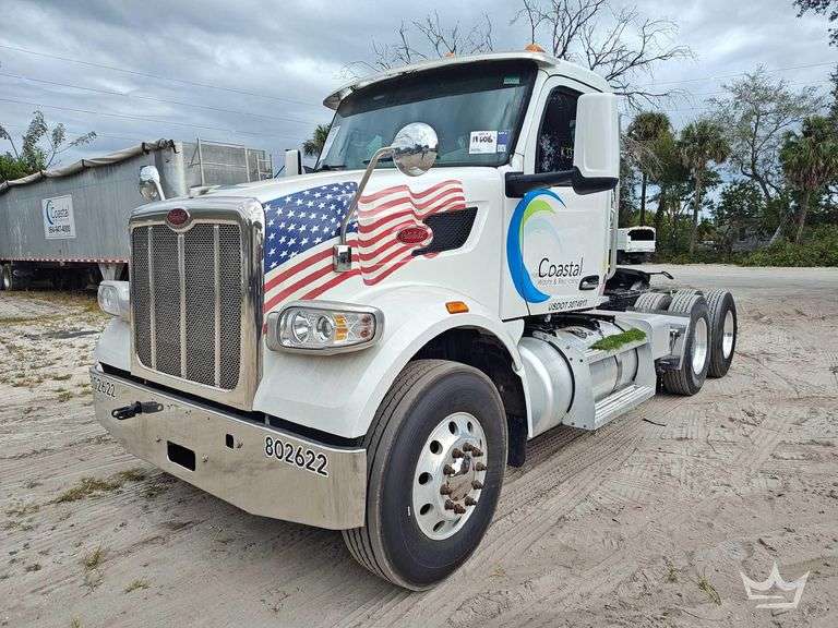 2022 Peterbilt 567 T/A Wet Kit Day Cab Truck Tractor