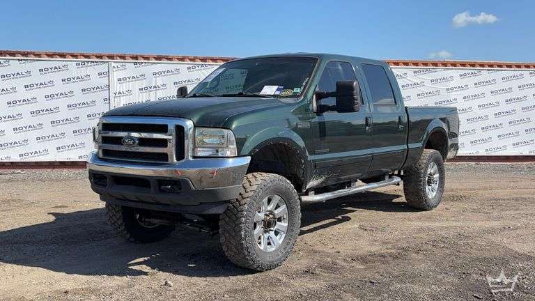 2002 Ford F-250 4x4 Crew Cab Pickup Truck