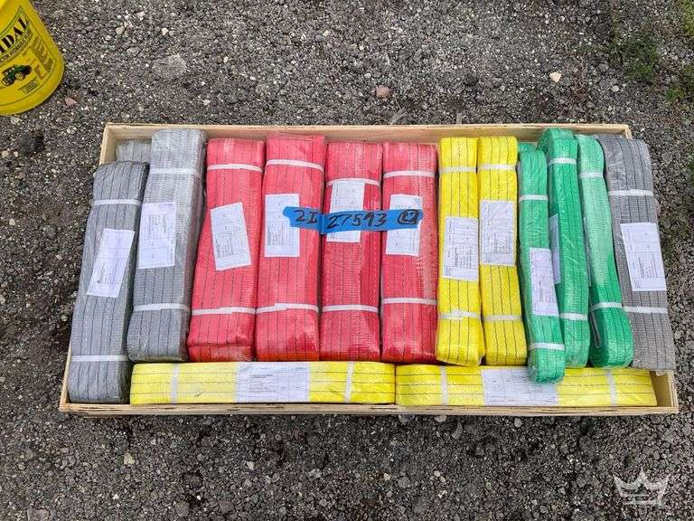 Pallet of Miscellaneous Duplex Polyester Webbing Slings