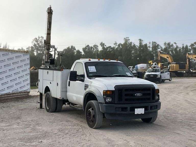 2009 Ford F-450 Liftmoore 5000 5,000lb. Crane Service Truck