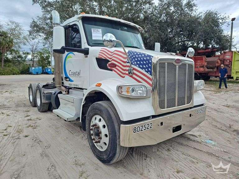 2022 Peterbilt 567 T/A Wet Kit Day Cab Truck Tractor