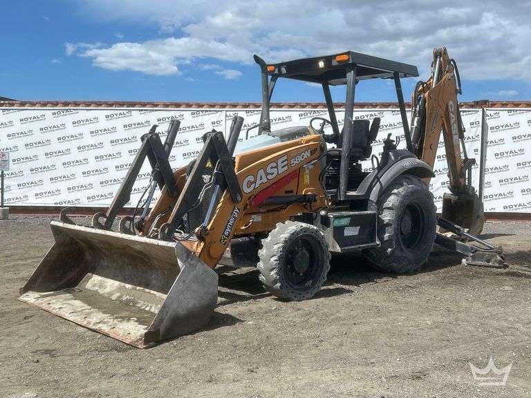 2018 Case 580N EP 4x4 Loader Backhoe