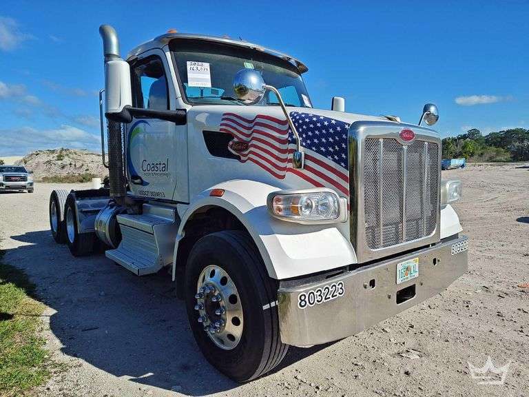 2023 Peterbilt 567 T/A Wet Kit Day Cab Truck Tractor