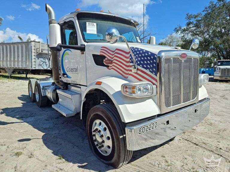 2022 Peterbilt 567 T/A Wet Kit Day Cab Truck Tractor