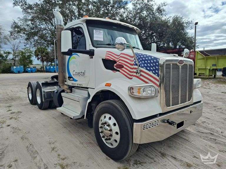 2022 Peterbilt 567 T/A Wet Kit Day Cab Truck Tractor